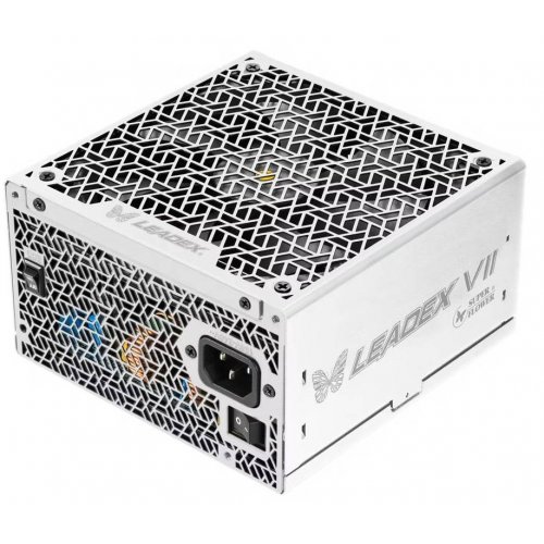 Блок питания Super Flower Leadex VII XG 850W ATX 3.1 (SF-850F14XG WHITE) White купить в Украине: Киев, Днепр, Харьков, Одесса  | Проверка совместимости, низкая цена, отзывы, характеристики от TELEMART фото