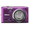 Фото Цифровые фотоаппараты Nikon Coolpix S2700 Purple Lineart