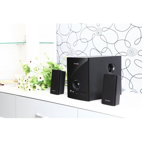 Уцінка акустична система Microlab M-500U Black (Розкрита упаковка, 850801) купити в Україні: Київ, Львів, Хмельницький, Тернопіль, Івано-Франківськ | Низька ціна, відгуки, характеристики від TELEMART фото