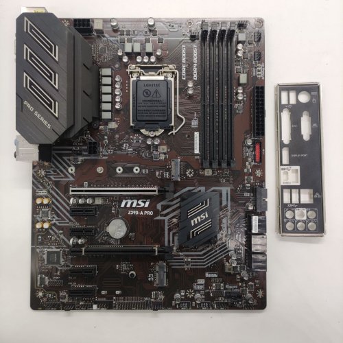 Материнская плата MSI Z390-A PRO (s1151-v2, Intel Z390) (Восстановлено продавцом, 850868) купить в Украине: Киев, Днепр, Харьков, Одесса  | Проверка совместимости, низкая цена, отзывы, характеристики от TELEMART фото