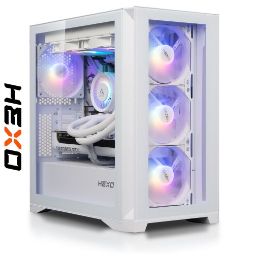 Комп'ютер HEXO Gaming TwinFront Pro (HGP-B850TF780X3DN507-D532S1TWH) White купити в Україні: Київ, Львів, Хмельницький, Тернопіль, Івано-Франківськ | Низька ціна, відгуки, характеристики від TELEMART фото