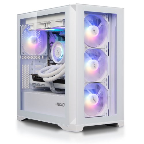Комп'ютер HEXO Gaming TwinFront Pro (HGP-B850TF780X3DN507-D532S1TWH) White купити в Україні: Київ, Львів, Хмельницький, Тернопіль, Івано-Франківськ | Низька ціна, відгуки, характеристики від TELEMART фото