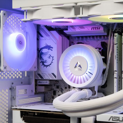 Комп'ютер HEXO Gaming TwinFront Pro (HGP-B850TF780X3DN507-D532S1TWH) White купити в Україні: Київ, Львів, Хмельницький, Тернопіль, Івано-Франківськ | Низька ціна, відгуки, характеристики від TELEMART фото