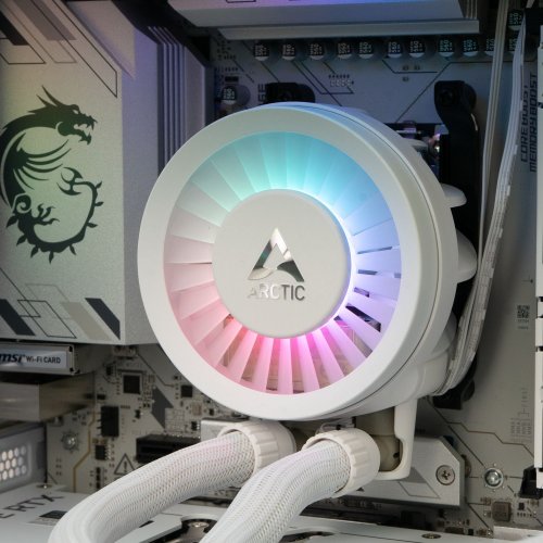 Комп'ютер HEXO Gaming TwinFront Pro (HGP-B850TF780X3DN507-D532S1TWH) White купити в Україні: Київ, Львів, Хмельницький, Тернопіль, Івано-Франківськ | Низька ціна, відгуки, характеристики від TELEMART фото