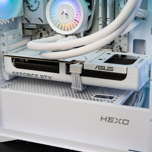 Комп'ютер HEXO Gaming TwinFront Pro (HGP-B850TF780X3DN507-D532S1TWH) White купити в Україні: Київ, Львів, Хмельницький, Тернопіль, Івано-Франківськ | Низька ціна, відгуки, характеристики від TELEMART фото