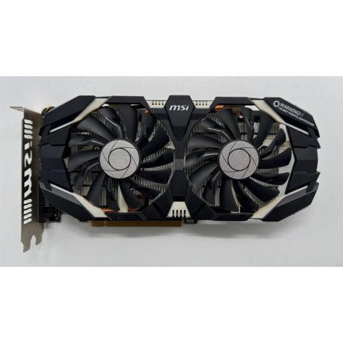 Відеокарта MSI GeForce GTX 1060 Dual Fan OC 6144MB (GTX 1060 6GT OCV1) (Відновлено продавцем, 850887) купити в Україні: Київ, Львів, Хмельницький, Тернопіль, Івано-Франківськ | Перевірка сумісності, низька ціна, відгуки, характеристики від TELEMART фото