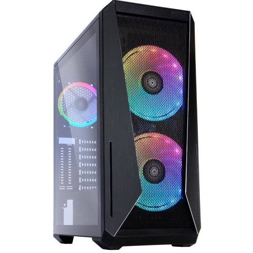 Корпус QUBE Wizard ARGB Tempered Glass без БП (WIZARD_FMNU3) Black (Восстановлено продавцом, 850902) купить в Украине: Киев, Днепр, Харьков, Одесса  | Проверка совместимости, низкая цена, отзывы, характеристики от TELEMART фото