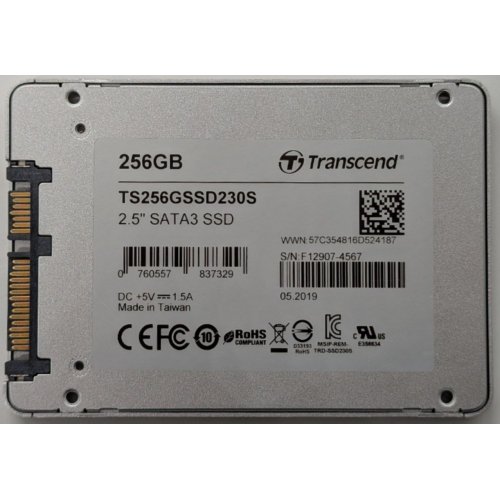 Ssd-диск Transcend 230 TLC 256GB 2.5'' (TS256GSSD230S) (Відновлено продавцем, 850949) купити в Україні: Київ, Львів, Хмельницький, Тернопіль, Івано-Франківськ | Перевірка сумісності, низька ціна, відгуки, характеристики від TELEMART фото