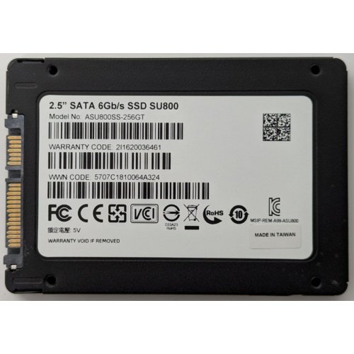 Ssd-диск ADATA Ultimate SU800 TLC 256GB 2.5'' (ASU800SS-256GT-C) (Відновлено продавцем, 850955) купити в Україні: Київ, Львів, Хмельницький, Тернопіль, Івано-Франківськ | Перевірка сумісності, низька ціна, відгуки, характеристики від TELEMART фото