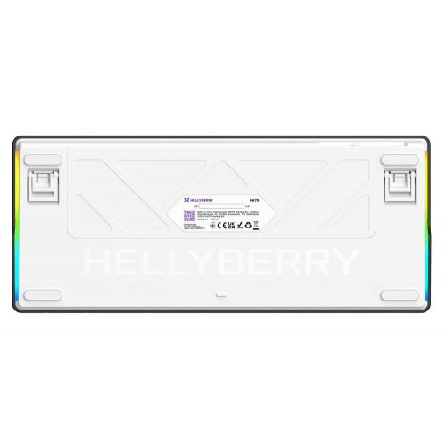 Клавіатура HATOR HK75 Hellyberry Mechanical Linear Black/White купити в Україні: Київ, Львів, Хмельницький, Тернопіль, Івано-Франківськ | Низька ціна, відгуки, характеристики від TELEMART фото