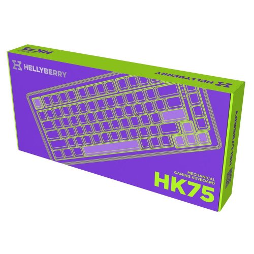 Клавіатура HATOR HK75 Hellyberry Mechanical Linear Black/White купити в Україні: Київ, Львів, Хмельницький, Тернопіль, Івано-Франківськ | Низька ціна, відгуки, характеристики від TELEMART фото