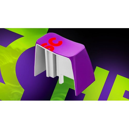 Клавіатура HATOR HK75 Hellyberry Mechanical Linear Black/White купити в Україні: Київ, Львів, Хмельницький, Тернопіль, Івано-Франківськ | Низька ціна, відгуки, характеристики від TELEMART фото