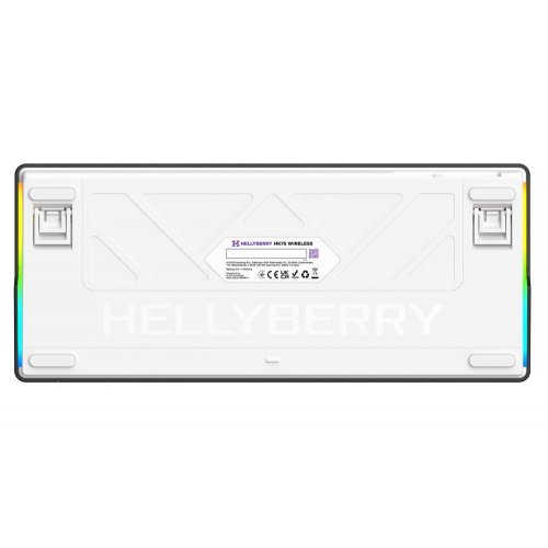 Клавіатура HATOR HK75 Hellyberry Mechanical Linear Wireless Black/White купити в Україні: Київ, Львів, Хмельницький, Тернопіль, Івано-Франківськ | Низька ціна, відгуки, характеристики від TELEMART фото
