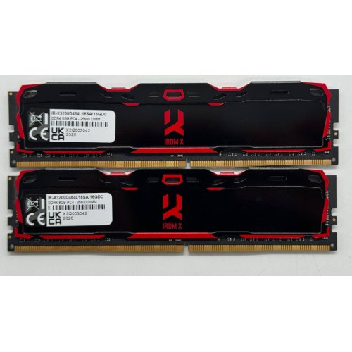 Озп G.Skill DDR4 16GB (2x8GB) 3200Mhz Aegis (F4-3200C16D-16GIS) (Відновлено продавцем, 851094) купити в Україні: Київ, Львів, Хмельницький, Тернопіль, Івано-Франківськ | Перевірка сумісності, низька ціна, відгуки, характеристики від TELEMART фото