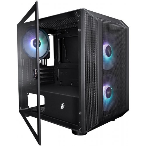 Уценка корпус 1stPlayer D3-BK-3F7-14 без БП Black (Вскрытая упаковка, 851106) купить в Украине: Киев, Днепр, Харьков, Одесса  | Проверка совместимости, низкая цена, отзывы, характеристики от TELEMART фото