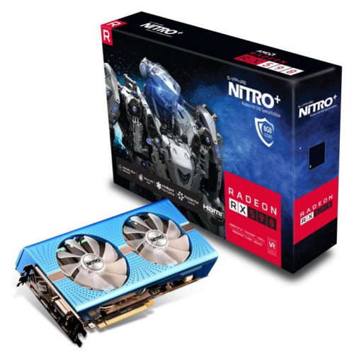 Відеокарта Sapphire Radeon RX 590 NITRO+ Special Edition 8192MB (11289-01-20G) (Відновлено продавцем, 851116) купити в Україні: Київ, Львів, Хмельницький, Тернопіль, Івано-Франківськ | Перевірка сумісності, низька ціна, відгуки, характеристики від TELEMART фото