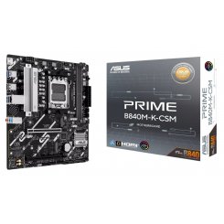 Материнская плата Asus PRIME B840M-K-CSM (sAM5, AMD B840)