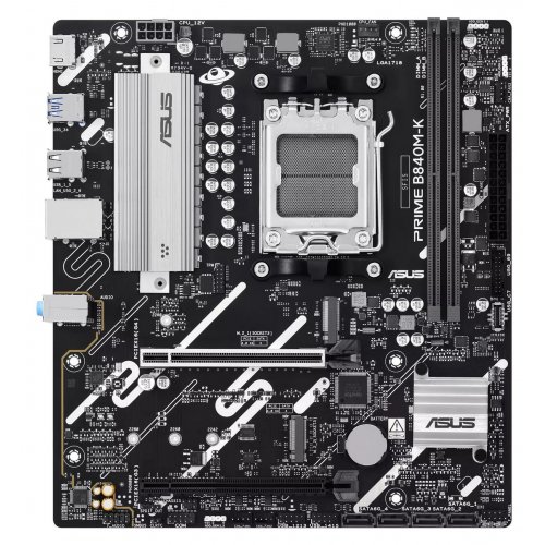 Материнская плата Asus PRIME B840M-K (sAM5, AMD B840) купить в Украине: Киев, Днепр, Харьков, Одесса  | Проверка совместимости, низкая цена, отзывы, характеристики от TELEMART фото