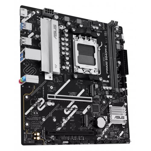 Материнская плата Asus PRIME B840M-K (sAM5, AMD B840) купить в Украине: Киев, Днепр, Харьков, Одесса  | Проверка совместимости, низкая цена, отзывы, характеристики от TELEMART фото