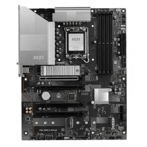 Материнська плата MSI PRO Z890-S WIFI6E (s1851, Intel Z890) купити в Україні: Київ, Львів, Хмельницький, Тернопіль, Івано-Франківськ | Перевірка сумісності, низька ціна, відгуки, характеристики від TELEMART фото