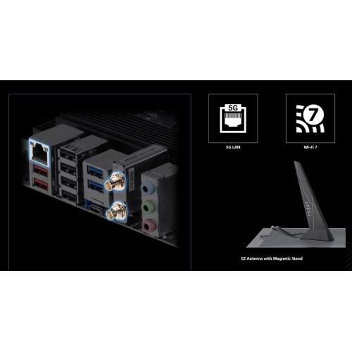 Материнская плата MSI PRO B850-S EVO WIFI (sAM5, AMD B850) купить в Украине: Киев, Днепр, Харьков, Одесса  | Проверка совместимости, низкая цена, отзывы, характеристики от TELEMART фото