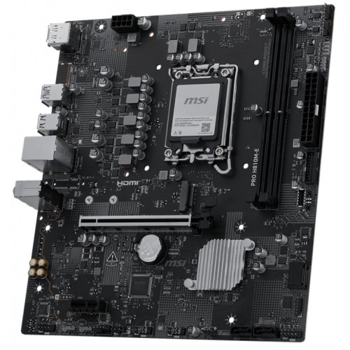 Материнская плата MSI PRO H810M-E (s1851, Intel H810) купить в Украине: Киев, Днепр, Харьков, Одесса  | Проверка совместимости, низкая цена, отзывы, характеристики от TELEMART фото