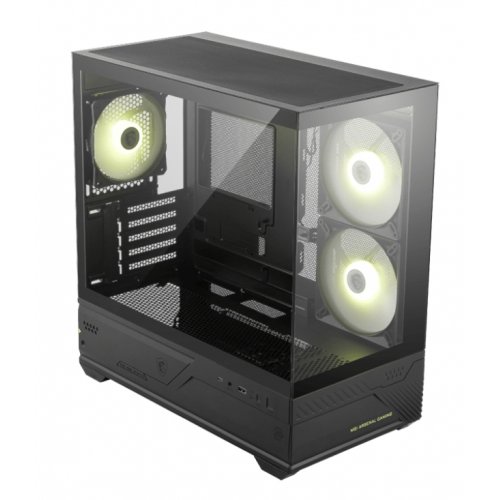 Корпус MSI MAG PANO M110R без БЖ Black купити в Україні: Київ, Львів, Хмельницький, Тернопіль, Івано-Франківськ | Перевірка сумісності, низька ціна, відгуки, характеристики від TELEMART фото