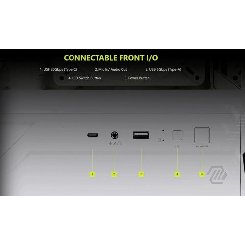 Корпус MSI MAG PANO M110R без БЖ Black купити в Україні: Київ, Львів, Хмельницький, Тернопіль, Івано-Франківськ | Перевірка сумісності, низька ціна, відгуки, характеристики від TELEMART фото