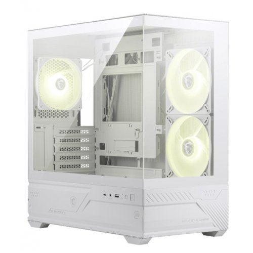 Корпус MSI MAG PANO M110R без БЖ White купити в Україні: Київ, Львів, Хмельницький, Тернопіль, Івано-Франківськ | Перевірка сумісності, низька ціна, відгуки, характеристики від TELEMART фото