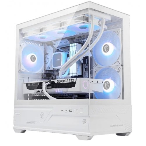 Корпус MSI MAG PANO M110R без БЖ White купити в Україні: Київ, Львів, Хмельницький, Тернопіль, Івано-Франківськ | Перевірка сумісності, низька ціна, відгуки, характеристики від TELEMART фото