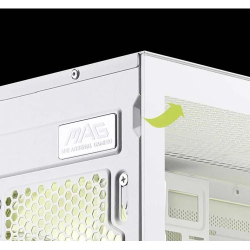 Корпус MSI MAG PANO M110R без БЖ White купити в Україні: Київ, Львів, Хмельницький, Тернопіль, Івано-Франківськ | Перевірка сумісності, низька ціна, відгуки, характеристики від TELEMART фото