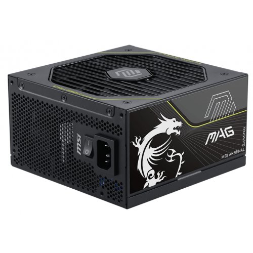 Блок питания MSI MAG 1200W PCIE5 (A1200PLS) купить в Украине: Киев, Днепр, Харьков, Одесса  | Проверка совместимости, низкая цена, отзывы, характеристики от TELEMART фото