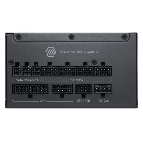 Блок питания MSI MAG 1200W PCIE5 (A1200PLS) купить в Украине: Киев, Днепр, Харьков, Одесса  | Проверка совместимости, низкая цена, отзывы, характеристики от TELEMART фото