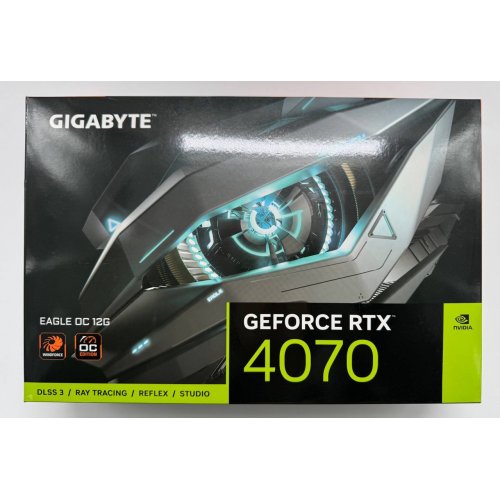Відеокарта Gigabyte GeForce RTX 4070 EAGLE OC 12228MB (GV-N4070EAGLE OC-12GD) (Відновлено продавцем, 851140) купити в Україні: Київ, Львів, Хмельницький, Тернопіль, Івано-Франківськ | Перевірка сумісності, низька ціна, відгуки, характеристики від TELEMART фото