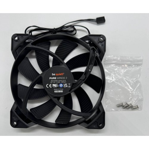 Кулер для корпуса Be Quiet! Pure Wings 2 140mm (BL047) (Восстановлено продавцом, 851144) купить в Украине: Киев, Днепр, Харьков, Одесса  | Проверка совместимости, низкая цена, отзывы, характеристики от TELEMART фото