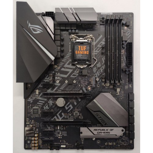 Материнская плата Asus ROG STRIX B360-F GAMING (s1151-V2, Intel B360) (Восстановлено продавцом, 851154) купить в Украине: Киев, Днепр, Харьков, Одесса  | Проверка совместимости, низкая цена, отзывы, характеристики от TELEMART фото
