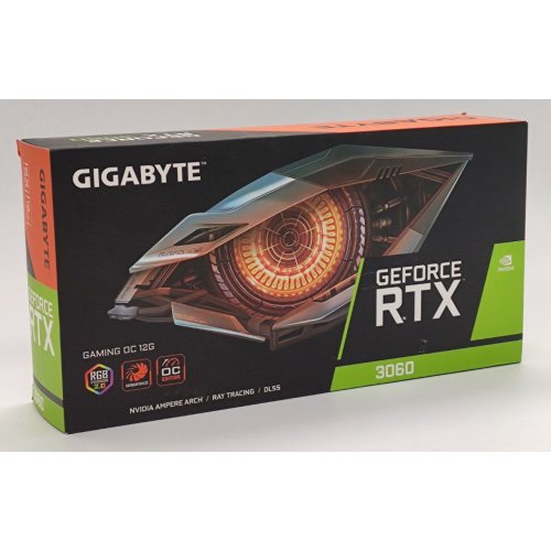 Видеокарта Gigabyte GeForce RTX 3060 Gaming OC 12288MB (GV-N3060GAMING OC-12GD 2.0) (Восстановлено продавцом, 851160) купить в Украине: Киев, Днепр, Харьков, Одесса  | Проверка совместимости, низкая цена, отзывы, характеристики от TELEMART фото