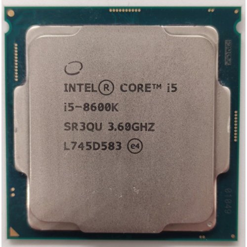 Процесор Intel Core i5-8600K 3.6(4.3)GHz 9MB s1151 Tray (CM8068403358508) (Відновлено продавцем, 851162) купити в Україні: Київ, Львів, Хмельницький, Тернопіль, Івано-Франківськ | Перевірка сумісності, низька ціна, відгуки, характеристики від TELEMART фото