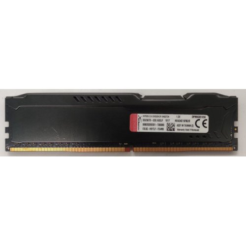 Озу Kingston DDR4 8GB 2400Mhz HyperX FURY Black (HX424C15FB2/8) (Восстановлено продавцом, 851164) купить в Украине: Киев, Днепр, Харьков, Одесса  | Проверка совместимости, низкая цена, отзывы, характеристики от TELEMART фото