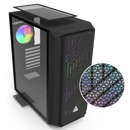 Корпус Montech Air X без БП Black (Восстановлено продавцом, 851170) купить в Украине: Киев, Днепр, Харьков, Одесса  | Проверка совместимости, низкая цена, отзывы, характеристики от TELEMART фото