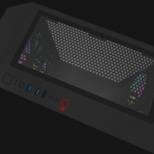 Корпус Montech Air X без БП Black (Восстановлено продавцом, 851170) купить в Украине: Киев, Днепр, Харьков, Одесса  | Проверка совместимости, низкая цена, отзывы, характеристики от TELEMART фото