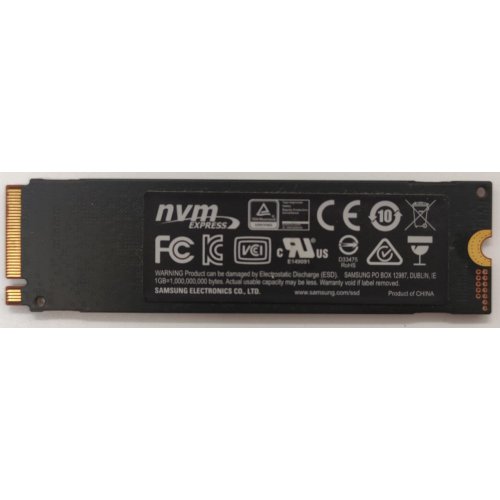 Ssd-диск Samsung 970 EVO V-NAND MLC 500GB M.2 (2280 PCI-E) (MZ-V7E500BW) (Відновлено продавцем, 851171) купити в Україні: Київ, Львів, Хмельницький, Тернопіль, Івано-Франківськ | Перевірка сумісності, низька ціна, відгуки, характеристики від TELEMART фото