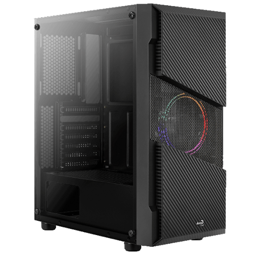 Корпус Aerocool Menace Saturn FRGB Tempered Glass без БЖ (ACCM-PV20013.11) Black (Відновлено продавцем, 851173) купити в Україні: Київ, Львів, Хмельницький, Тернопіль, Івано-Франківськ | Перевірка сумісності, низька ціна, відгуки, характеристики від TELEMART фото