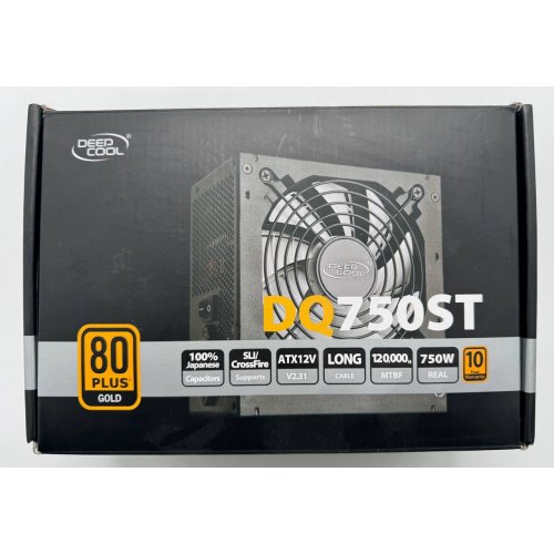 Блок живлення Deepcool Quanta DQ 750W (DQ750 ST) (Відновлено продавцем, 851178) купити в Україні: Київ, Львів, Хмельницький, Тернопіль, Івано-Франківськ | Перевірка сумісності, низька ціна, відгуки, характеристики від TELEMART фото