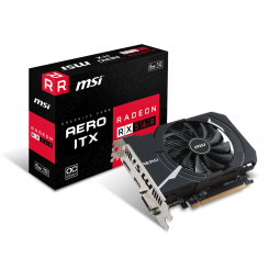 Видеокарта MSI Radeon RX 560 AERO ITX OC 4096MB (RX 560 AERO ITX 4G OC) (Восстановлено продавцом, 851196)