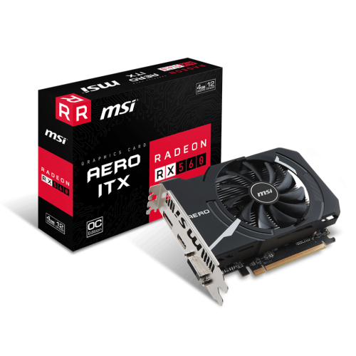 Відеокарта MSI Radeon RX 560 AERO ITX OC 4096MB (RX 560 AERO ITX 4G OC) (Відновлено продавцем, 851196) купити в Україні: Київ, Львів, Хмельницький, Тернопіль, Івано-Франківськ | Перевірка сумісності, низька ціна, відгуки, характеристики від TELEMART фото
