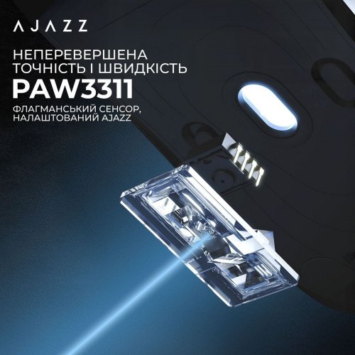 Миша Ajazz AJ139 V2 MC Wireless (AJ139-V2-MC-R) Red купити в Україні: Київ, Львів, Хмельницький, Тернопіль, Івано-Франківськ | Низька ціна, відгуки, характеристики від TELEMART фото