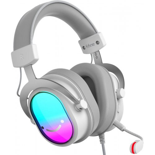 Наушники Fifine H16 RGB White купить в Украине: Киев, Днепр, Харьков, Одесса  | Низкая цена, отзывы, характеристики от TELEMART фото