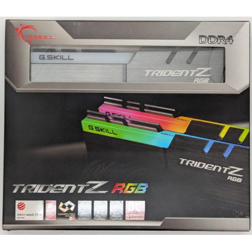 Озп G.Skill DDR4 16GB (2x8GB) 3200Mhz Trident Z RGB (F4-3200C16D-16GTZR) (Відновлено продавцем, 851224) купити в Україні: Київ, Львів, Хмельницький, Тернопіль, Івано-Франківськ | Перевірка сумісності, низька ціна, відгуки, характеристики від TELEMART фото