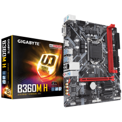 Материнская плата Gigabyte B360M H (s1151-V2, Intel B360) (Восстановлено продавцом, 851227)